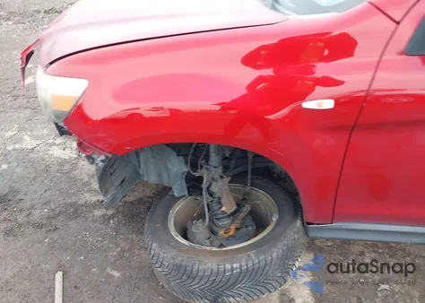 2014 Mitsubishi Outlander Sport Es из США, поврежденный, VIN 4A4AP3AU2EE003147